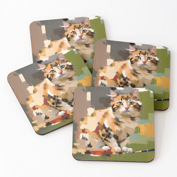 Item preview, A Furry Feline Masterpiece: My Beloved Cat designed and sold by KH-GardenEden.