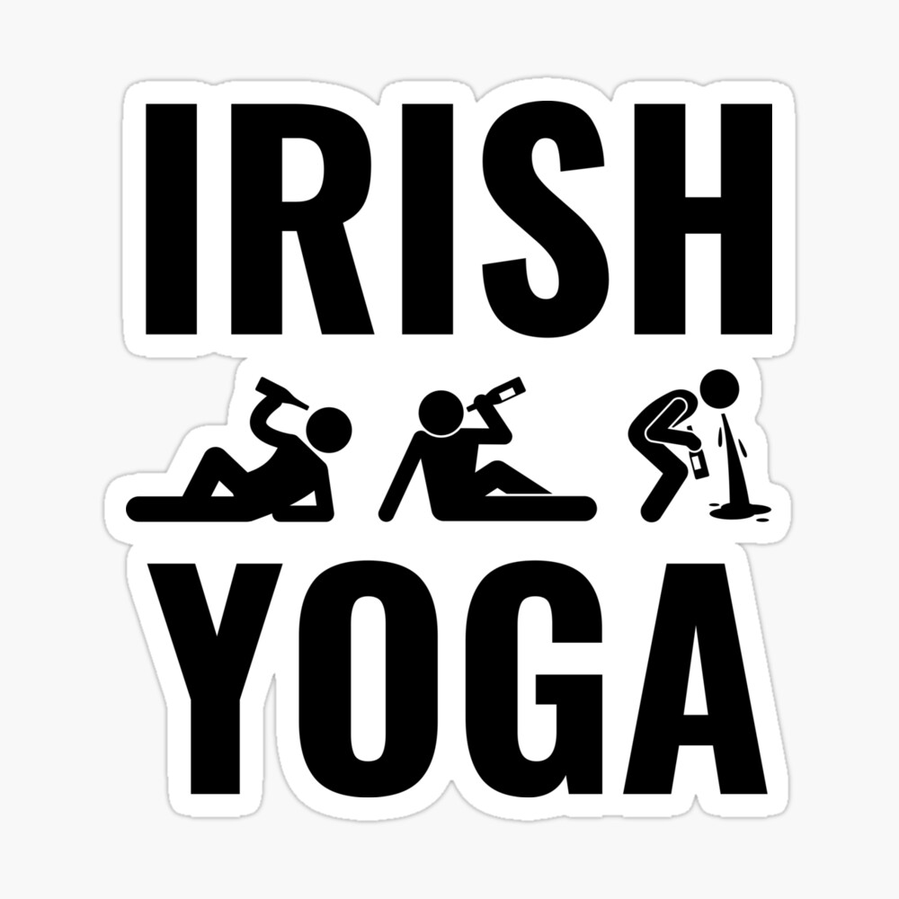 I Can Teach You Irish Yoga St Patricks Day Gift Graphic design