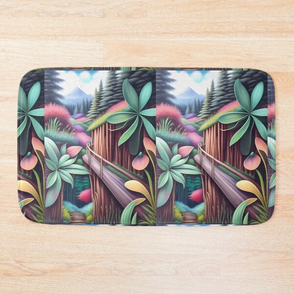 Item preview, Forest Flowers and Hut  designed and sold by CSJ7.