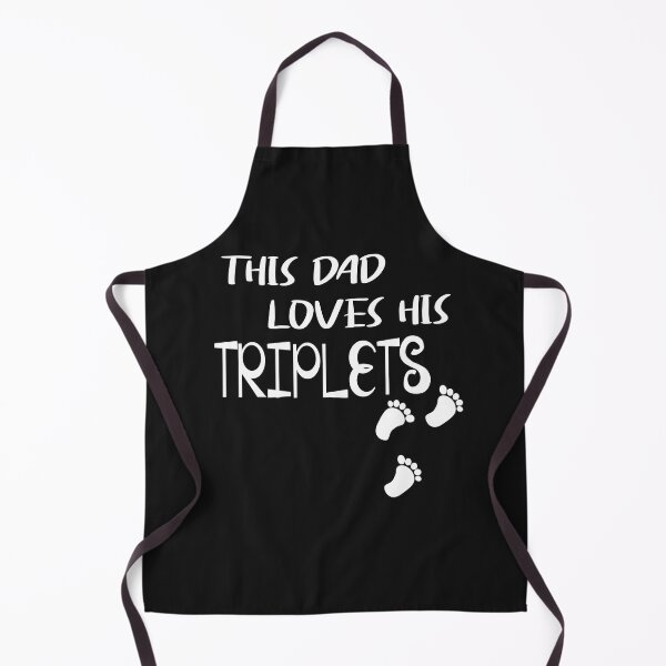 Item preview, This Dad Loves His Triplets Essential T-Shirt designed and sold by Country-Love.