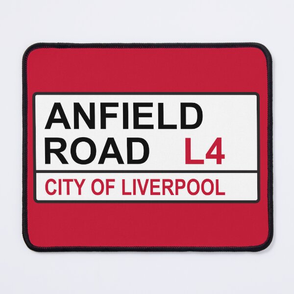 Item preview, Liverpool Anfield Road Football Street Sign designed and sold by DelfDesign.
