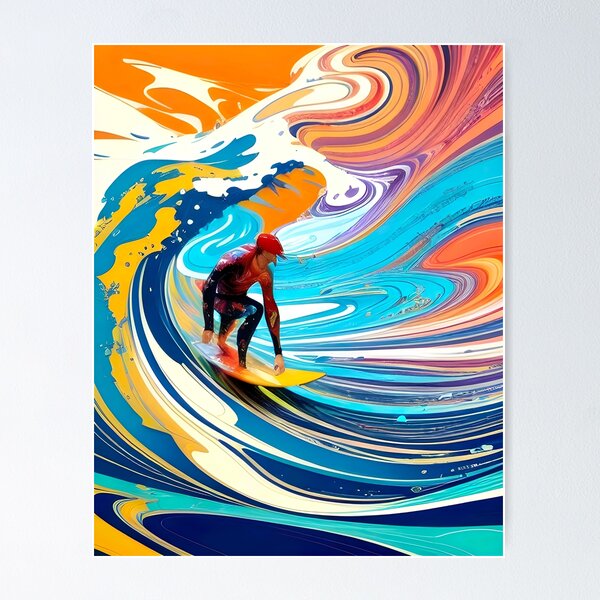 Item preview, Surfing the wave designed and sold by Awesome Things.