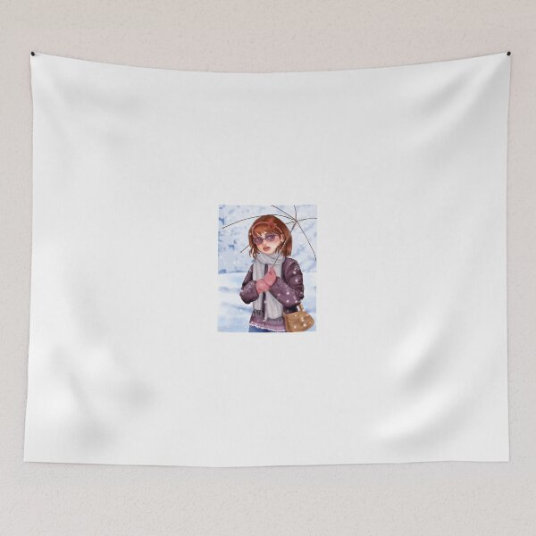 Item preview, Umbrella girl in snowy day designed and sold by sarashzt.