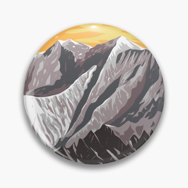 Item preview, Mount Logan within Kluane National Park and Reserve Yukon Canada WPA Poster Art designed and sold by patrimonio.