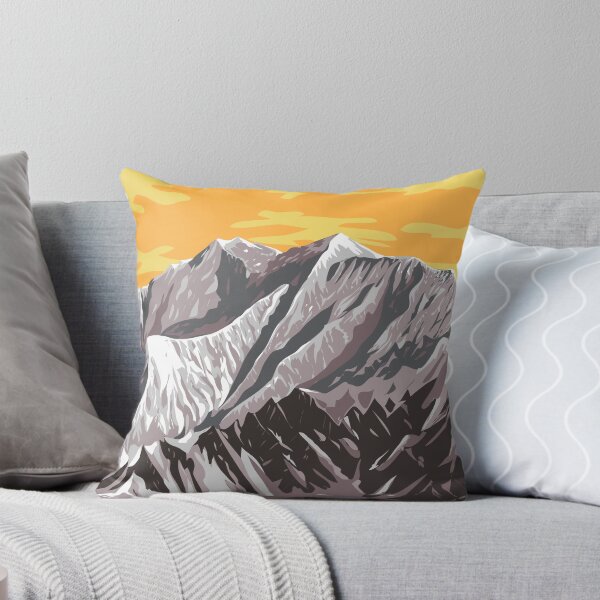 Item preview, Mount Logan within Kluane National Park and Reserve Yukon Canada WPA Poster Art designed and sold by patrimonio.