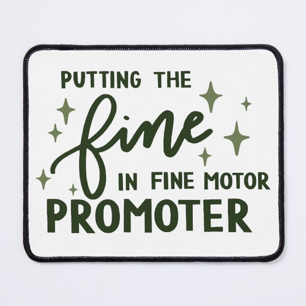 Item preview, Putting the fine in Fine motor promoter designed and sold by Allie Rockhill.