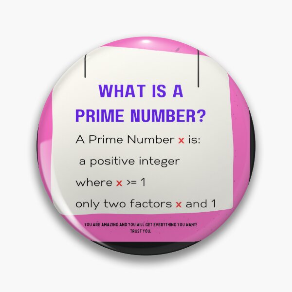 Item preview, What is a Prime Number? - Pink designed and sold by 743Designs.