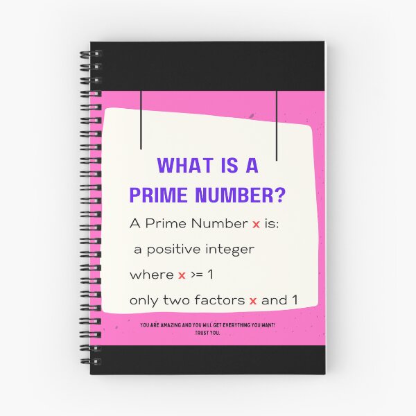 Item preview, What is a Prime Number? - Pink designed and sold by 743Designs.