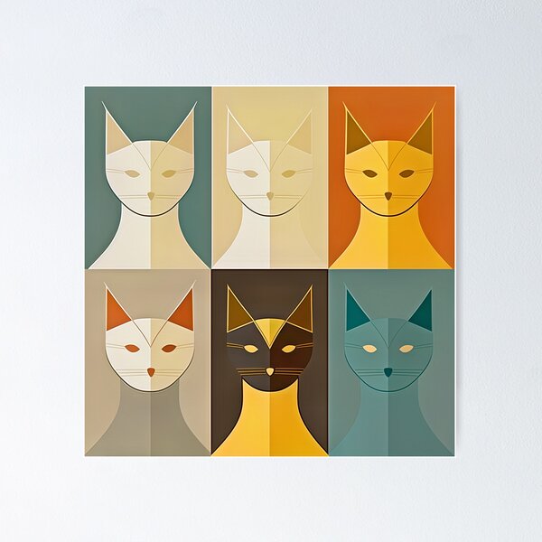 Item preview, Proud looking Cats  designed and sold by franknolimits.