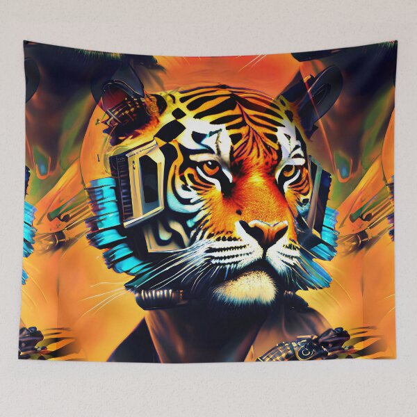 Item preview, A Steampunk Robotic Tiger designed and sold by atangerprints.