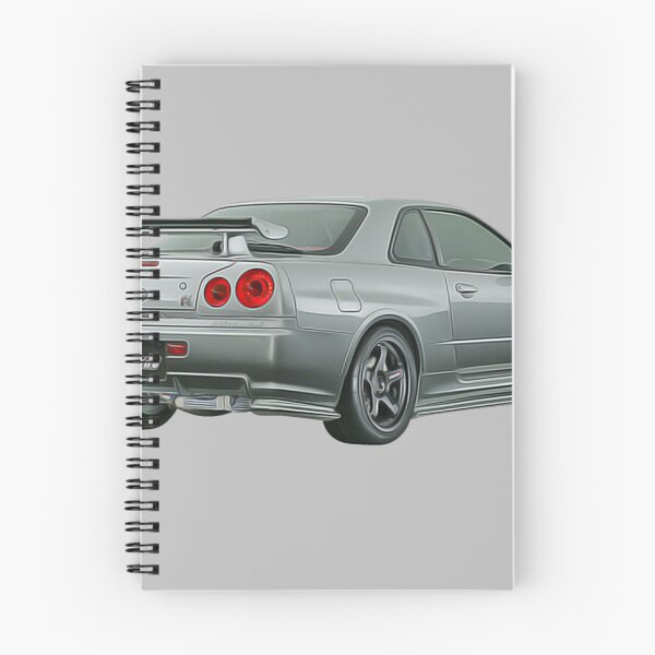 Item preview, Grey Nissan Skyline R34  designed and sold by Gile-Shop.
