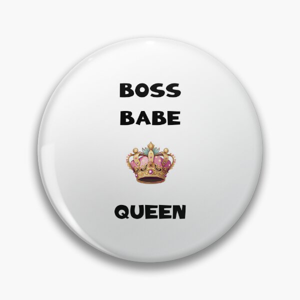 Item preview, Boss Babe Queen Black Text designed and sold by CGSGraphics.