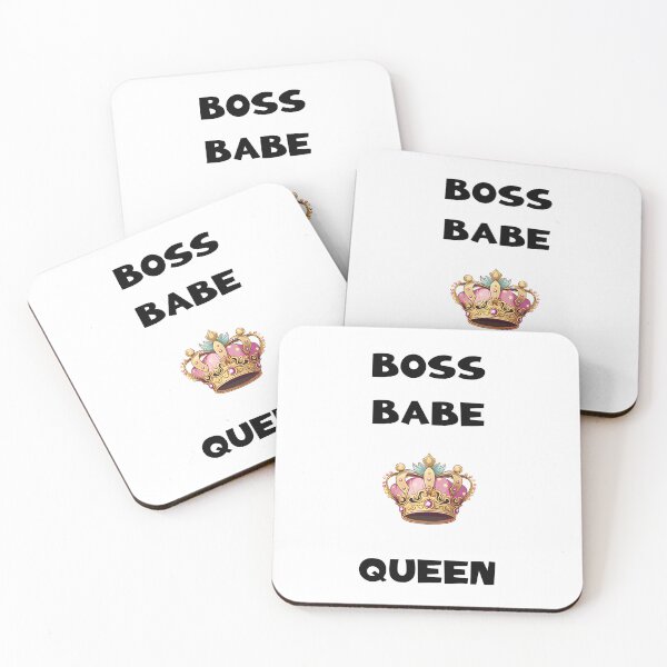Item preview, Boss Babe Queen Black Text designed and sold by CGSGraphics.