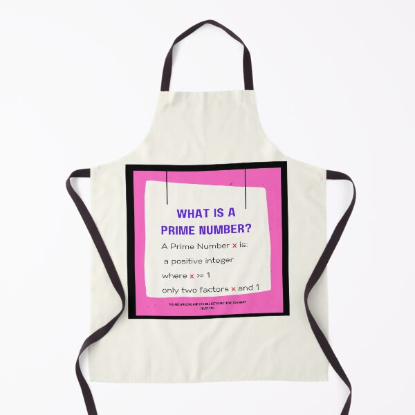 Item preview, What is a Prime Number? - Pink and Cream designed and sold by 743Designs.