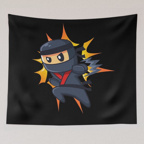 Item preview, Cool Funny Cartoon Ninja  designed and sold by AEROSPACE-IND.