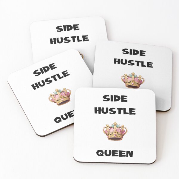 Item preview, Side Hustle Queen Black Text designed and sold by CGSGraphics.