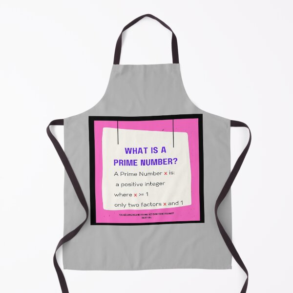 Item preview, What is a Prime Number? - Pink and Gray designed and sold by 743Designs.