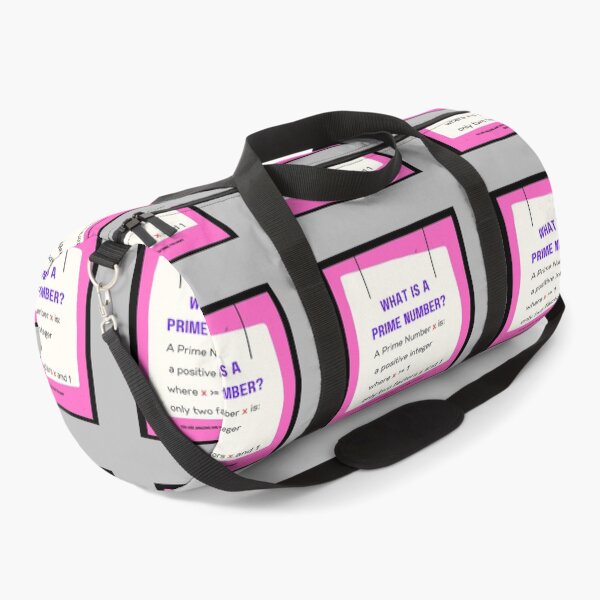 Item preview, What is a Prime Number? - Pink and Gray designed and sold by 743Designs.