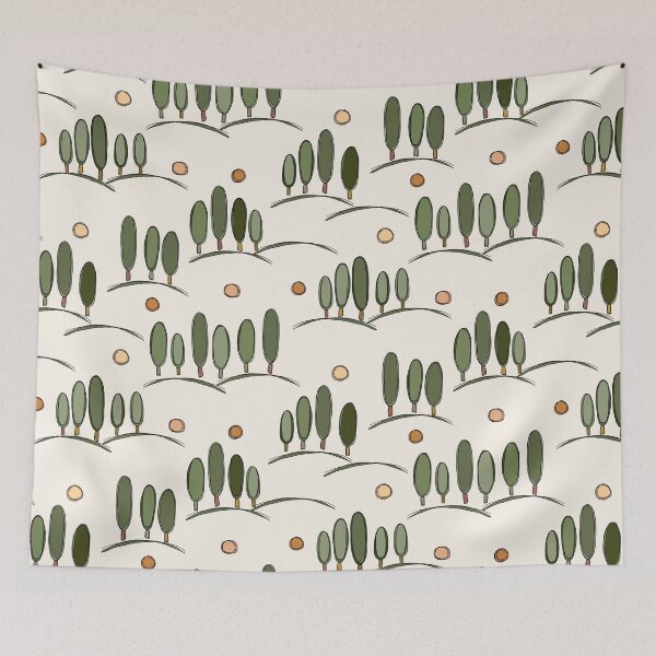 Item preview, Tuscany sunshine and conifers  designed and sold by FrancesPoff.