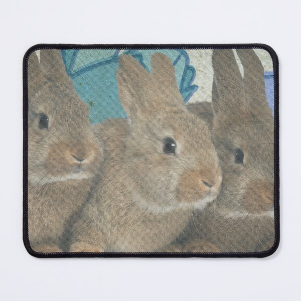 Item preview, Hoppy Cute Bunnies Easter Rabbit Seamless Pattern /  Happy Easter Day Realistic Bunny Rabits  designed and sold by haRexia.