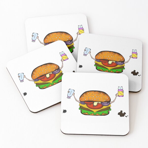 Item preview, burger with salt and pepper spray designed and sold by ...Magenta . Watts....