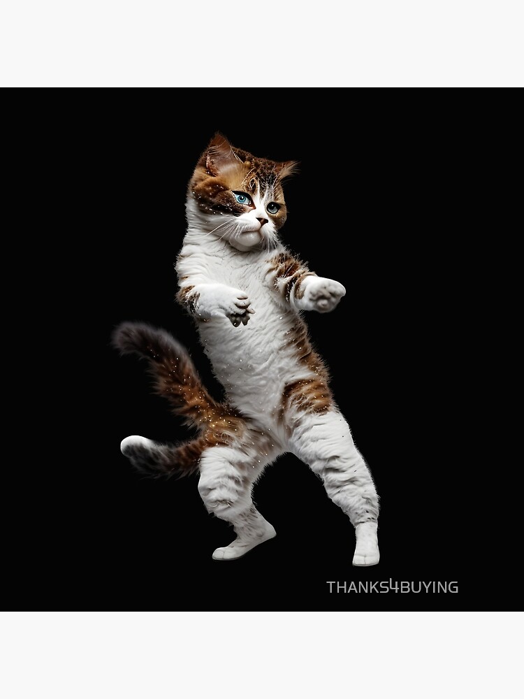 Funny Pop Music Cat Dancing Sticker for Sale by THANKS4BUYING