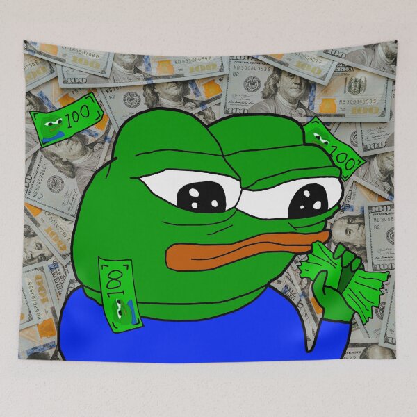 Item preview, Rare Pepe Raining Bills designed and sold by Slav-Art.