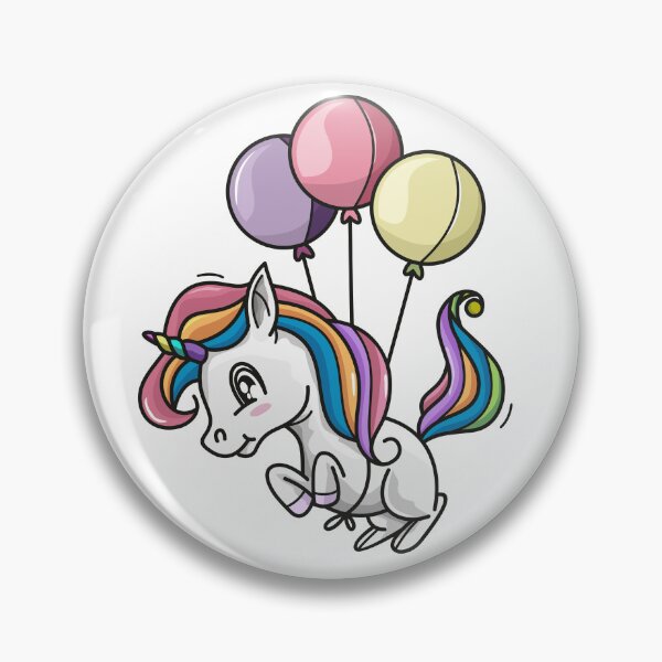 Item preview, Party Balloon Unicorn designed and sold by BakaDoodles.