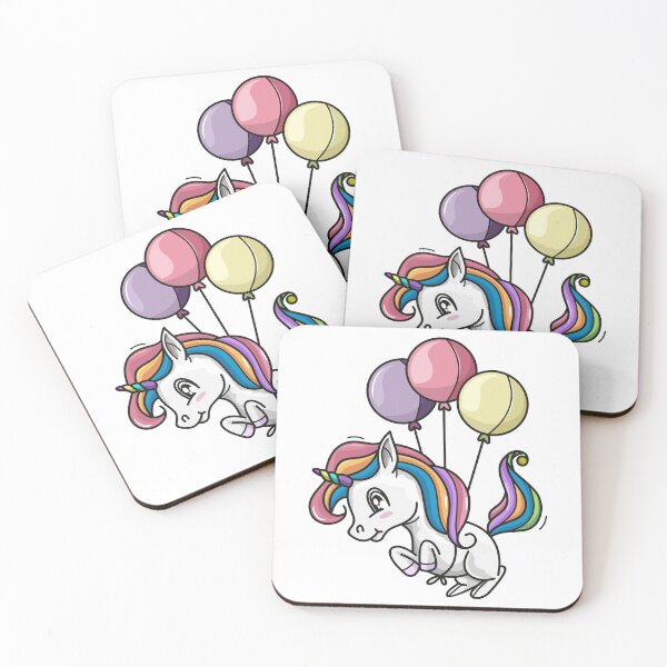 Item preview, Party Balloon Unicorn designed and sold by BakaDoodles.