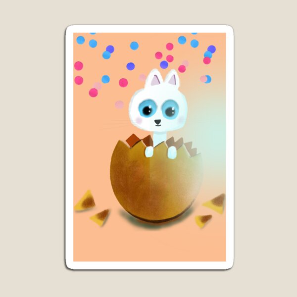 Easter rabbit and egg Magnet