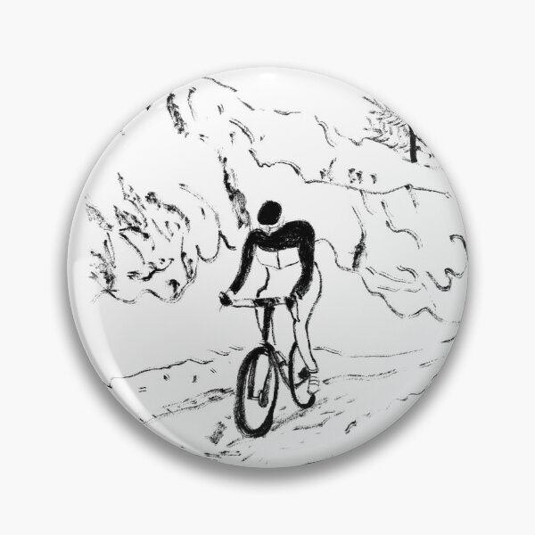 Aperçu de l'œuvre  homme faisant du vélo créée et vendue par minigold.