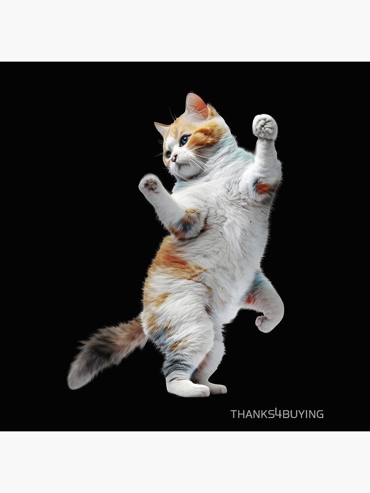 Funny Pop Music Cat Dancing Sticker for Sale by THANKS4BUYING