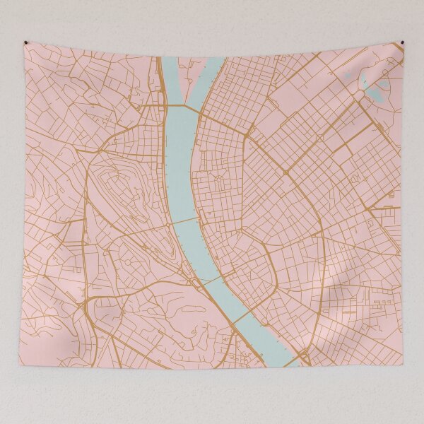 Item preview, Budapest map, Hungary designed and sold by AnnaGo.