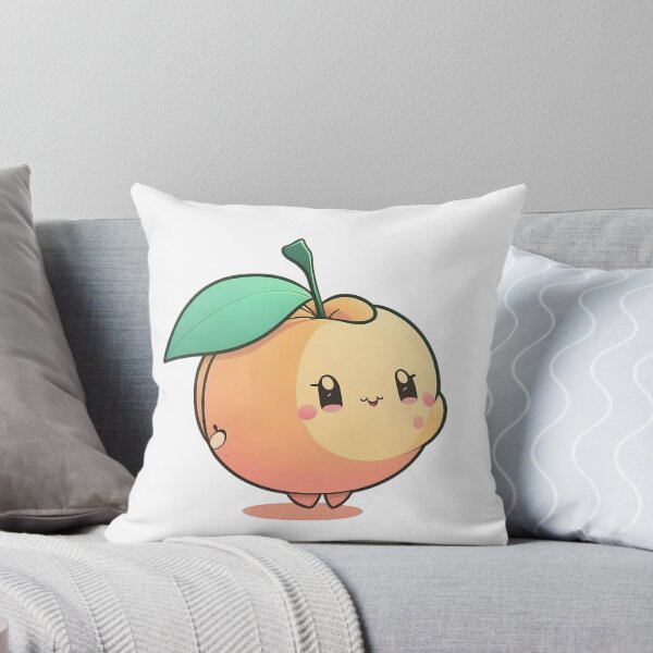 Item preview, Cute Peach - Kawaii Fruit designed and sold by Imwa.