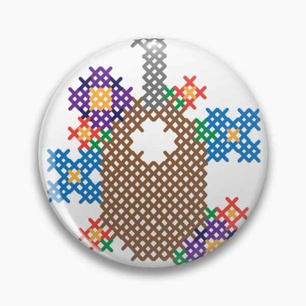 Item preview, Cross-Stitch Lute with Flowers designed and sold by Lou is a Shoe.