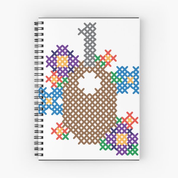 Item preview, Cross-Stitch Lute with Flowers designed and sold by Lou is a Shoe.