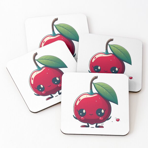 Item preview, Cute Cherry - Kawaii Fruit designed and sold by Imwa.