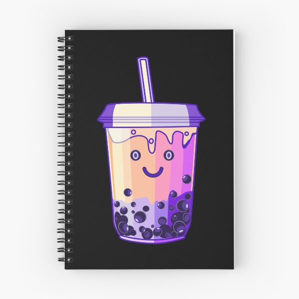 Item preview, Lavender boba tea character design designed and sold by Mashusha-art.
