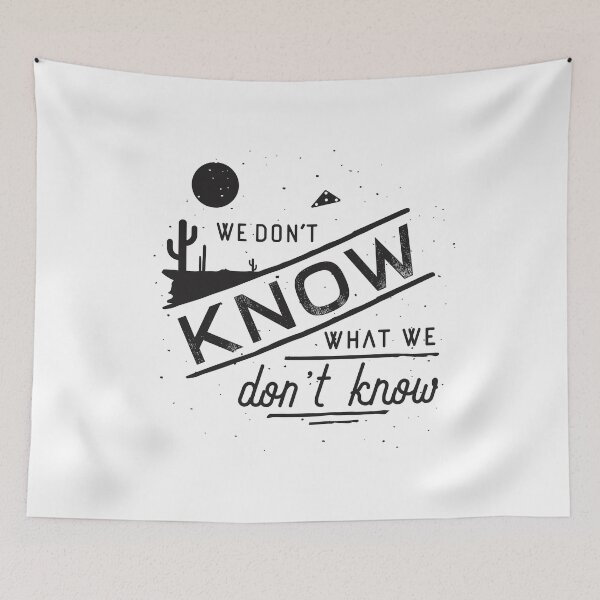 Item preview, We don't know what we don't know designed and sold by Element115Gear.