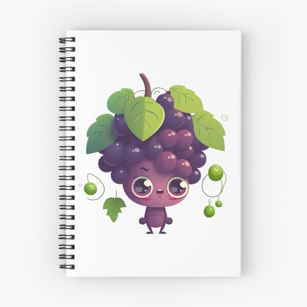 Item preview, Cute Grape - Kawaii Fruit designed and sold by Imwa.