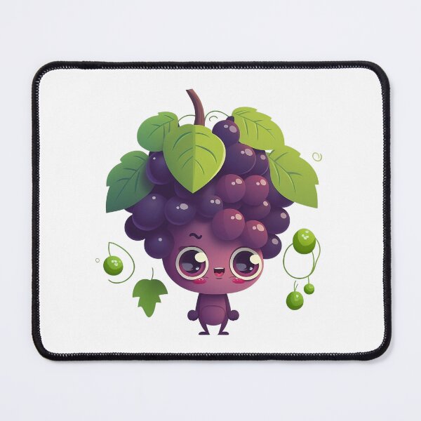 Item preview, Cute Grape - Kawaii Fruit designed and sold by Imwa.