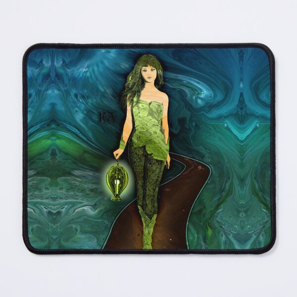 Item preview, Return of Spring: Fantasy Woman With Lamp designed and sold by Fluid Visions.