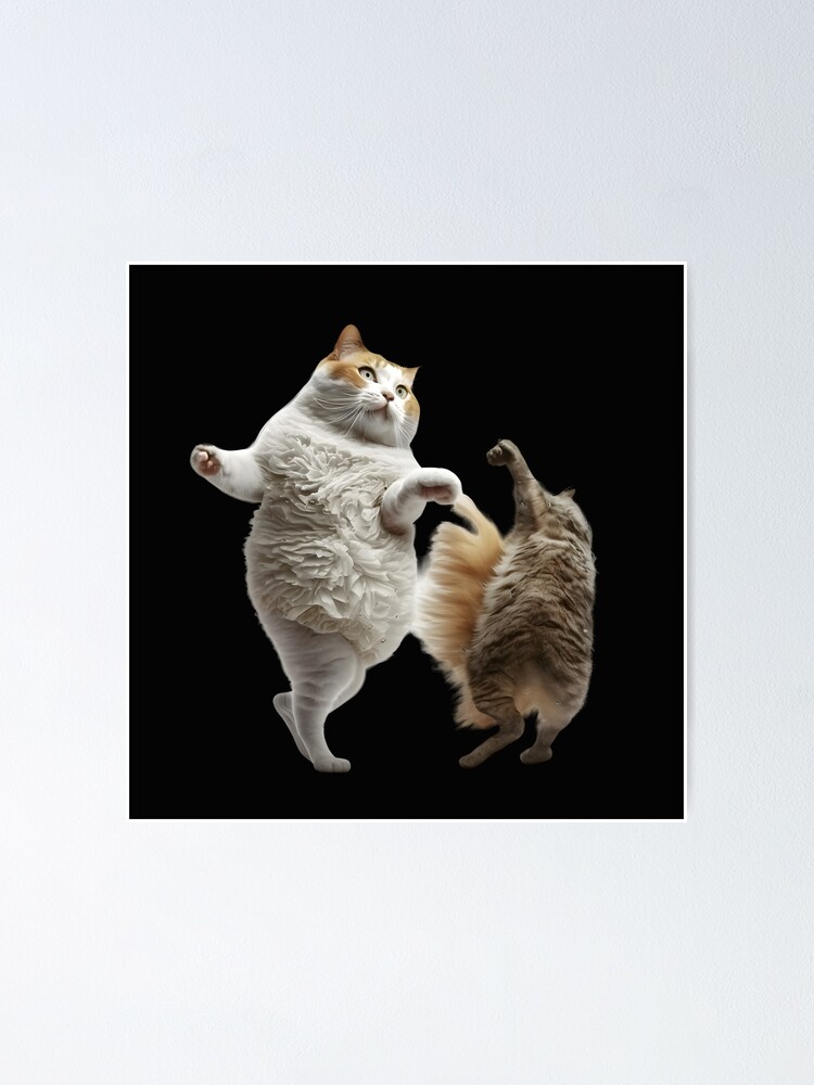 Funny Pop Music Cat Dancing Sticker for Sale by THANKS4BUYING