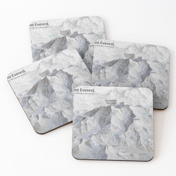 Item preview, Mount Everest 3D Map with Data Hights Annotation designed and sold by archifan.