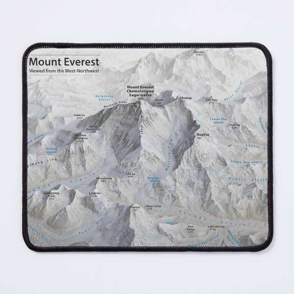 Item preview, Mount Everest 3D Map with Data Hights Annotation designed and sold by archifan.