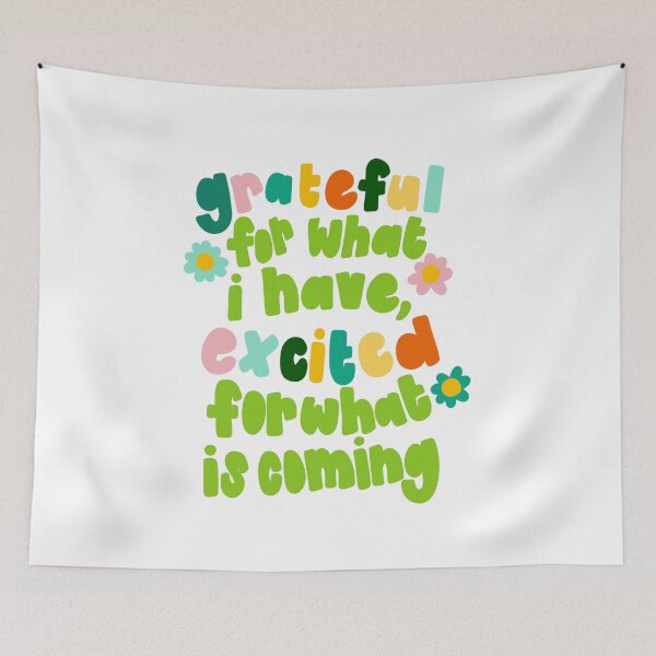 Item preview, Grateful and Excited Multicolor designed and sold by GraceMakes03.