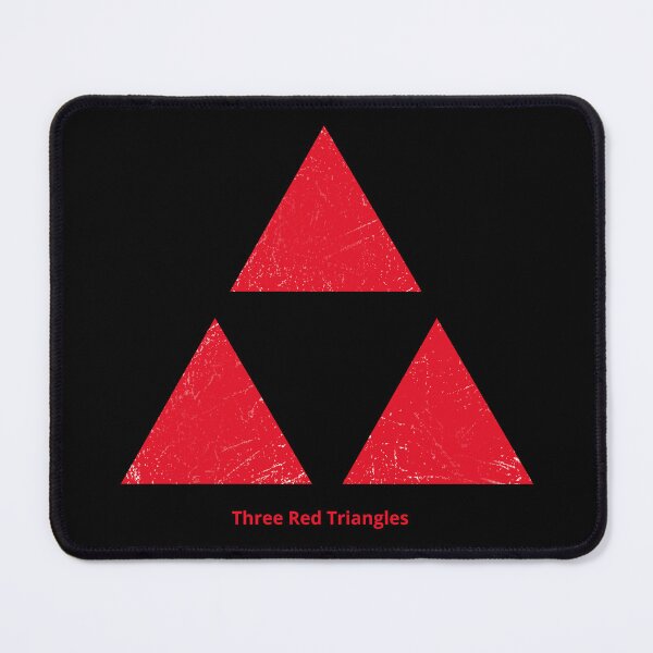 Item preview, Three Red Triangles designed and sold by Symbologee.