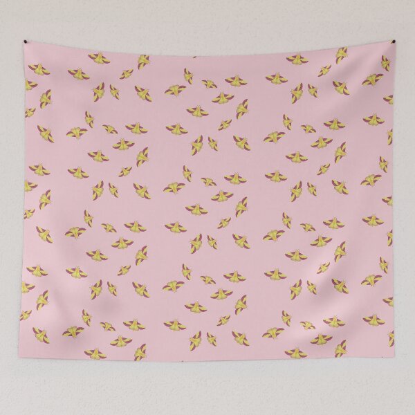 Item preview, Rosy Maple Moths Pink designed and sold by Ashley Gagnon.