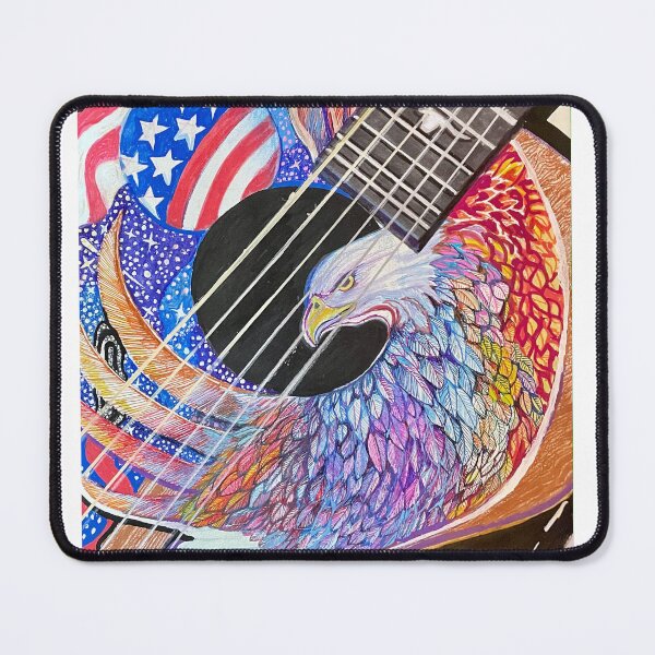 Item preview, Patriotic Guitar designed and sold by Michael Grant.