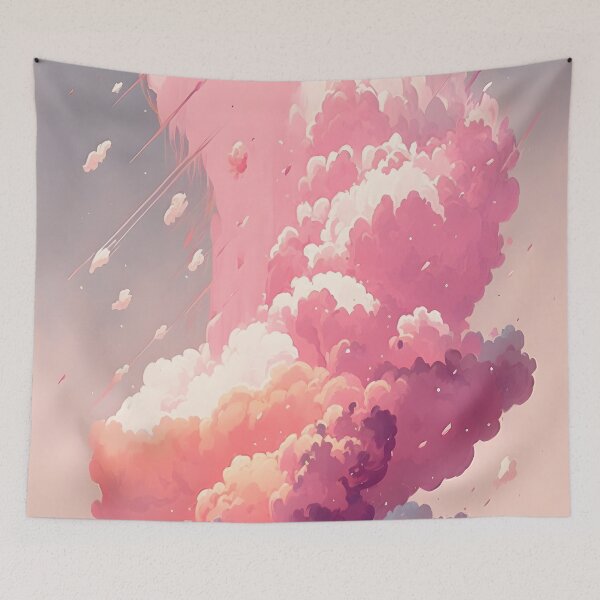 Item preview, Pink fluffy cloud designed and sold by meisanart.